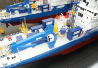 customized model of 87m Research-Survey Vessel